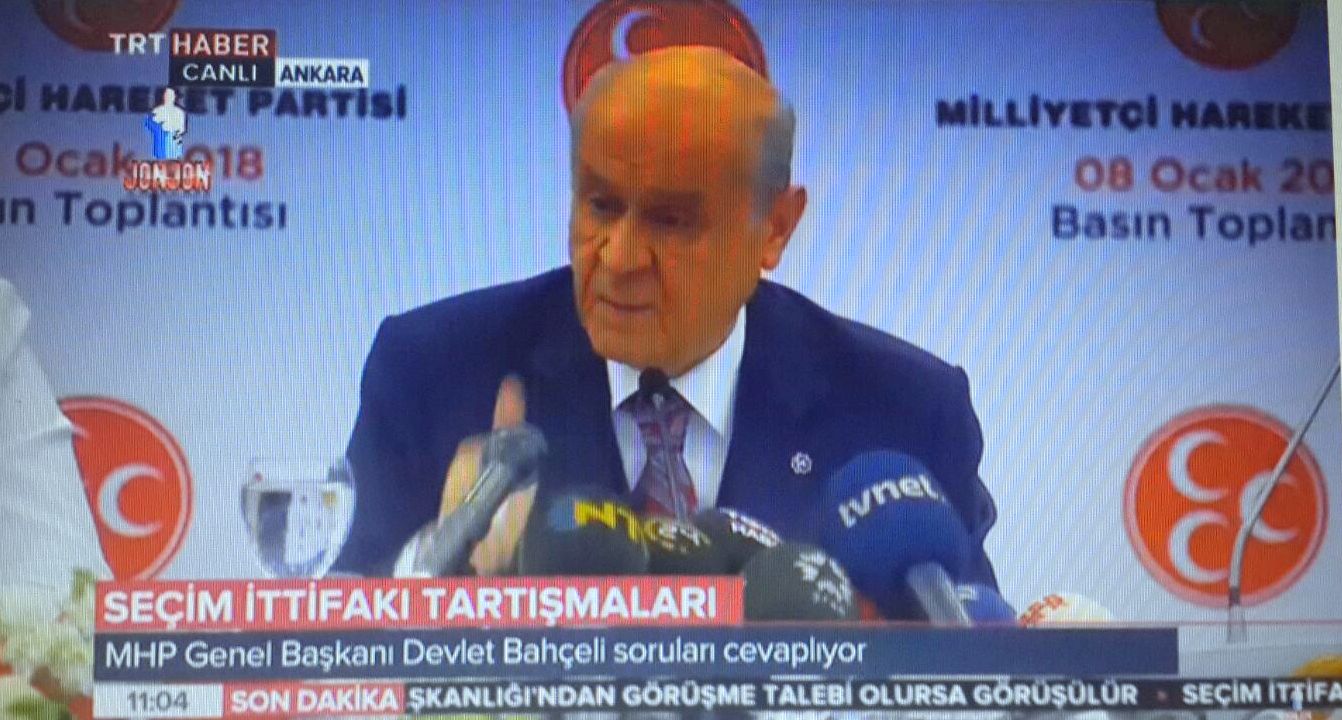 Bahçeli, “MHP Cumhurbaşkanlığı adayı göstermeyecektir"