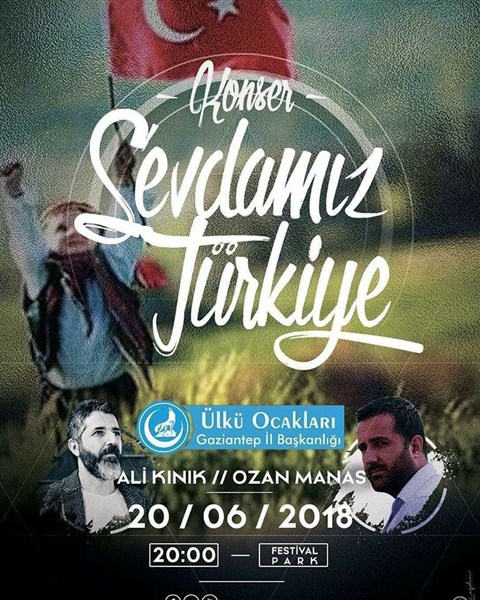 Ülkücüler “SEVDAMIZ TÜRKİYE” konserinde buluşacak