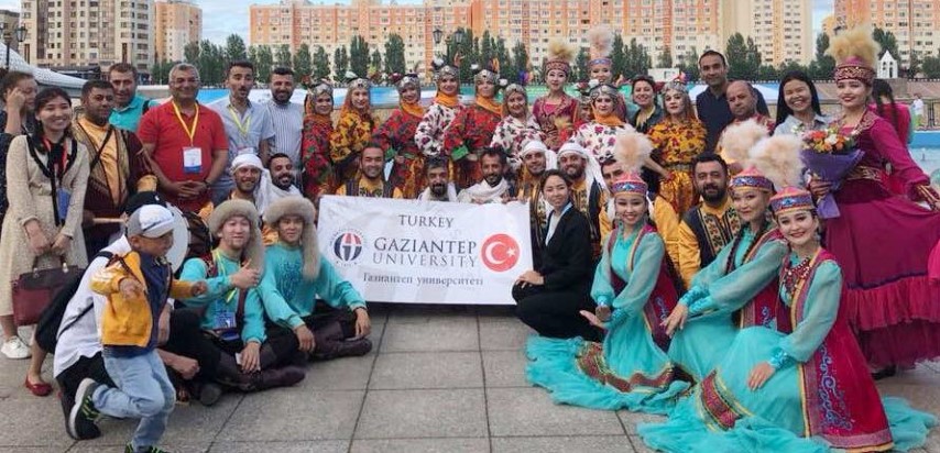 Gaün Türkiye'yi Kazakistan’da temsil etti
