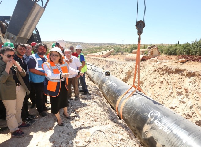 Düzbağ içmesuyu projesinin yüzde 78'i tamamlandı