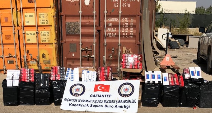 19 Bin 70 paket gümrük kaçağı sigara yakalandı