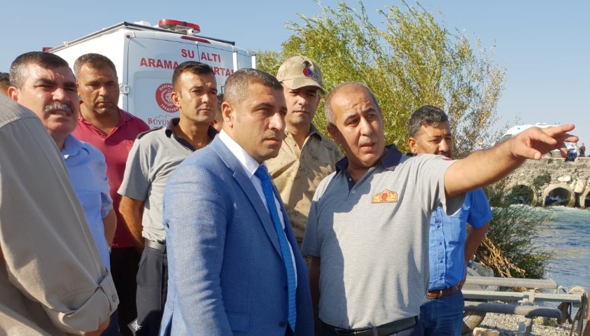 Taşdoğan, kaza yerinde incelemelerde bulundu
