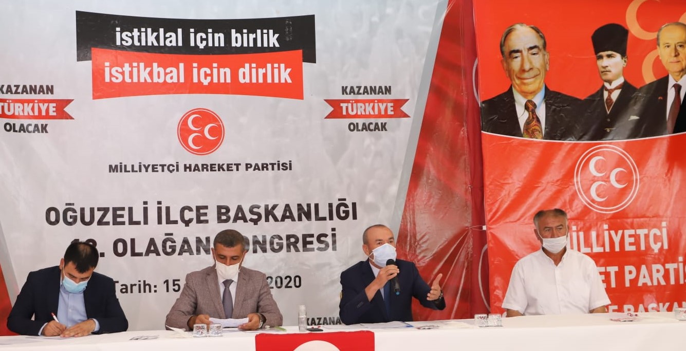 MHP Oğuzeli İlçe Başkanı Muharrem Özsert Güven Tazeledi