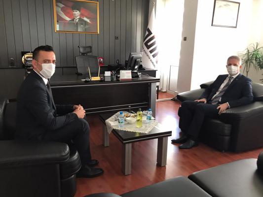 Gaziantep Valisi Davut Gül, TÜİK Gaziantep Bölge Müdürlüğünü ziyaret etti