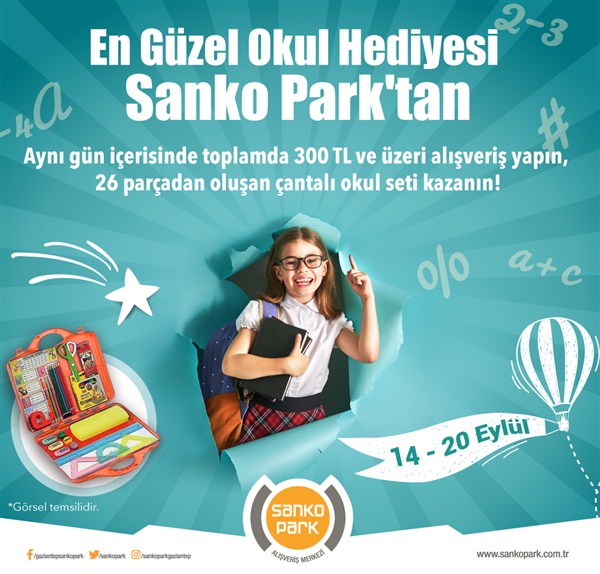 En Güzel Okul Hediyesi SANKO PARK’tan