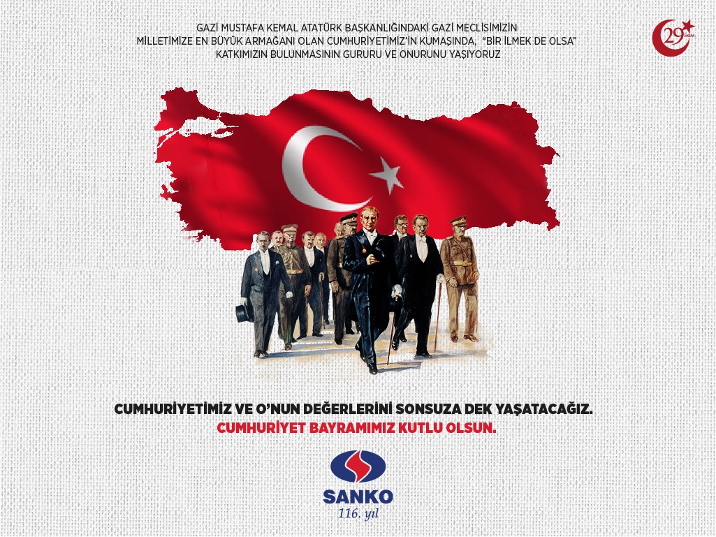 Gaziantep CHP İl Başkanı Sucu, “Yaşasın Cumhuriyet!”