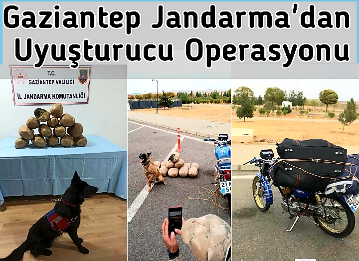 Gaziantep Jandarma'dan Uyuşturucu Operasyonu!