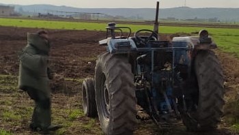 Cerablus'ta PKK Tarafından Traktöre Yerleştirilen Patlayıcı İmha Edildi