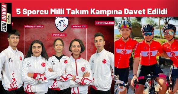 5 Sporcu Milli Takım Kampına Davet Edildi