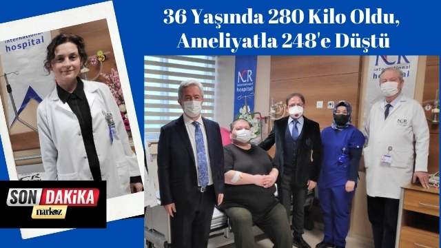 36 Yaşında 280 Kilo Oldu, Ameliyatla 248'e Düştü