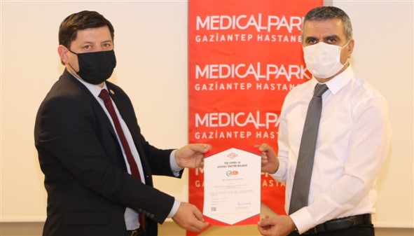 Medical Park Gaziantep TSE COVID-19 Güvenli Üretim Belgesi'nin Sahibi Oldu