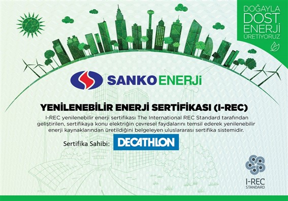 Sanko Enerji “Yeşil Enerji Sertifikaları” Sunuyor  