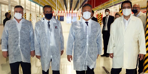 TİM Başkanı İsmail Gülle SANKO Tekstil Tesislerini Gezdi