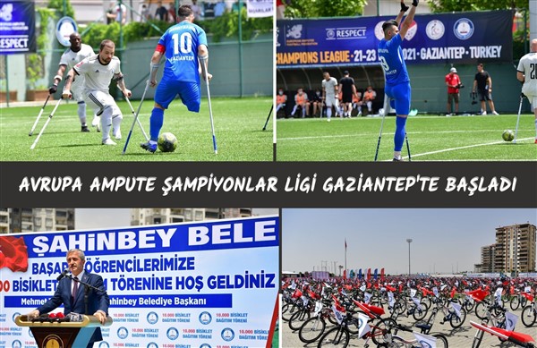 Avrupa Ampute Şampiyonlar Ligi Gaziantep'te Başladı