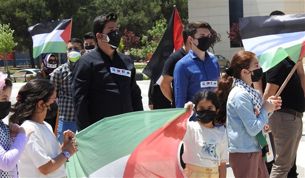 İsrail zulmüne sessiz kalan ülkelere Gaziantep'te tepki