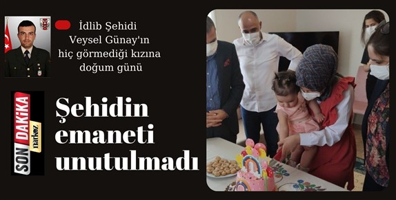 Şehidin emaneti unutulmadı