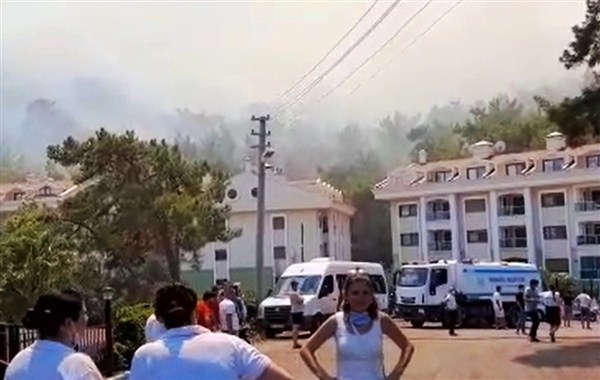 Bodrum'da da Orman Yangını Çıktı