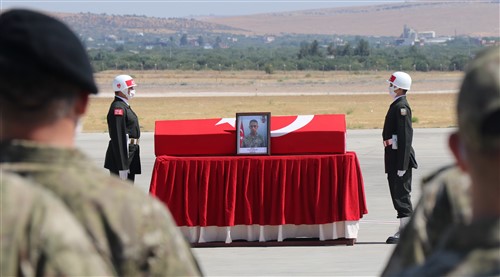 El Bab şehitleri memleketlerine uğurlandı