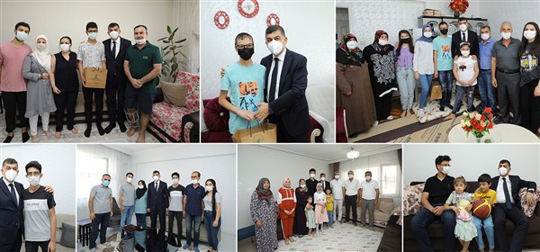 Fadıloğlu YKS ve LGS'de Dereceye Giren Öğrencileri Ziyaret Etti