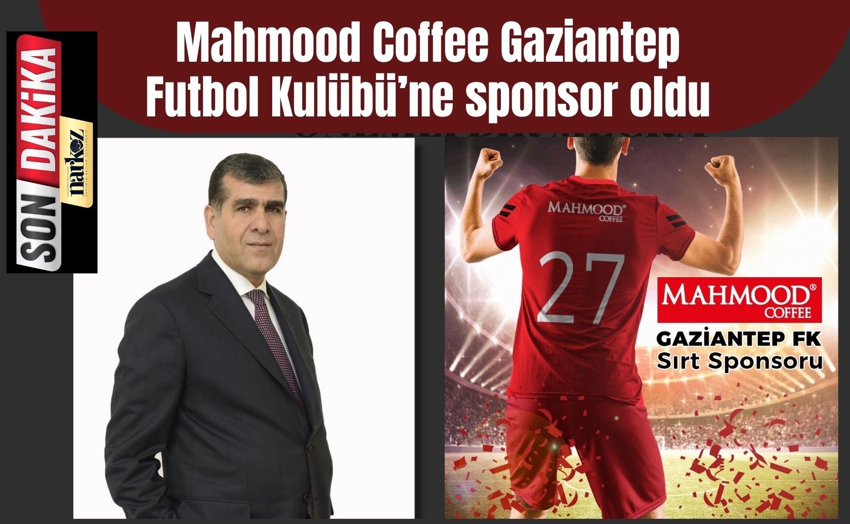 Mahmood Coffee Gaziantep Futbol Kulübü’ne sponsor oldu