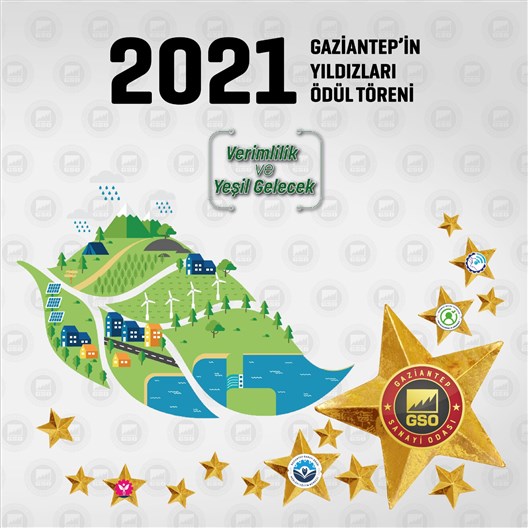 GSO “Gaziantep’in Yıldızları Ödül Töreni’’ 6 Ekim Çarşamba Günü Yapılacak
