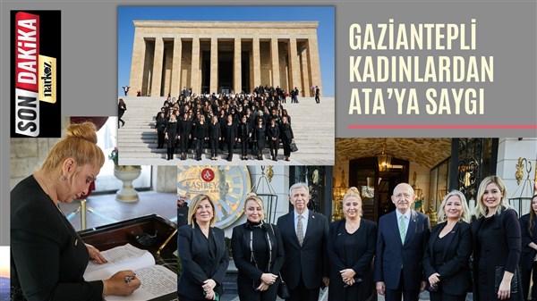 Gaziantepli Kadınlardan ATA'ya saygı