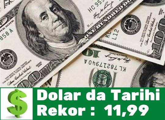 Dolardan Tarihi Rekor