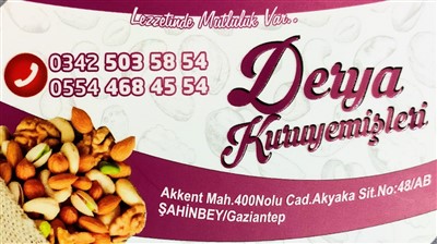 Damak Tutkunlarının yeni adresi "DERYA KURUYEMİŞ"