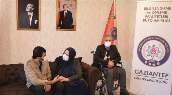 6 yıl önce örgüte katılan terörist, Gaziantep’te ailesiyle buluştu
