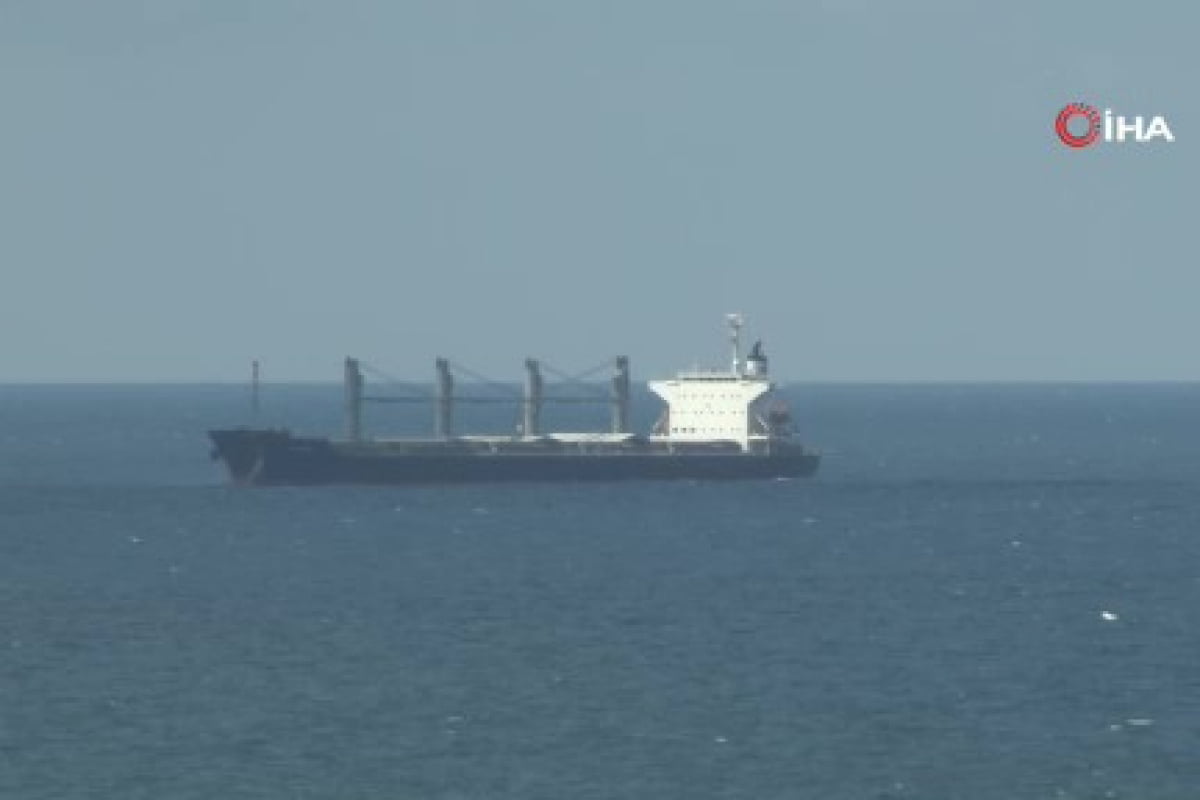 Odesa ’dan hareket eden 33 ton mısır yüklü gemi İstanbul'a ulaştı
