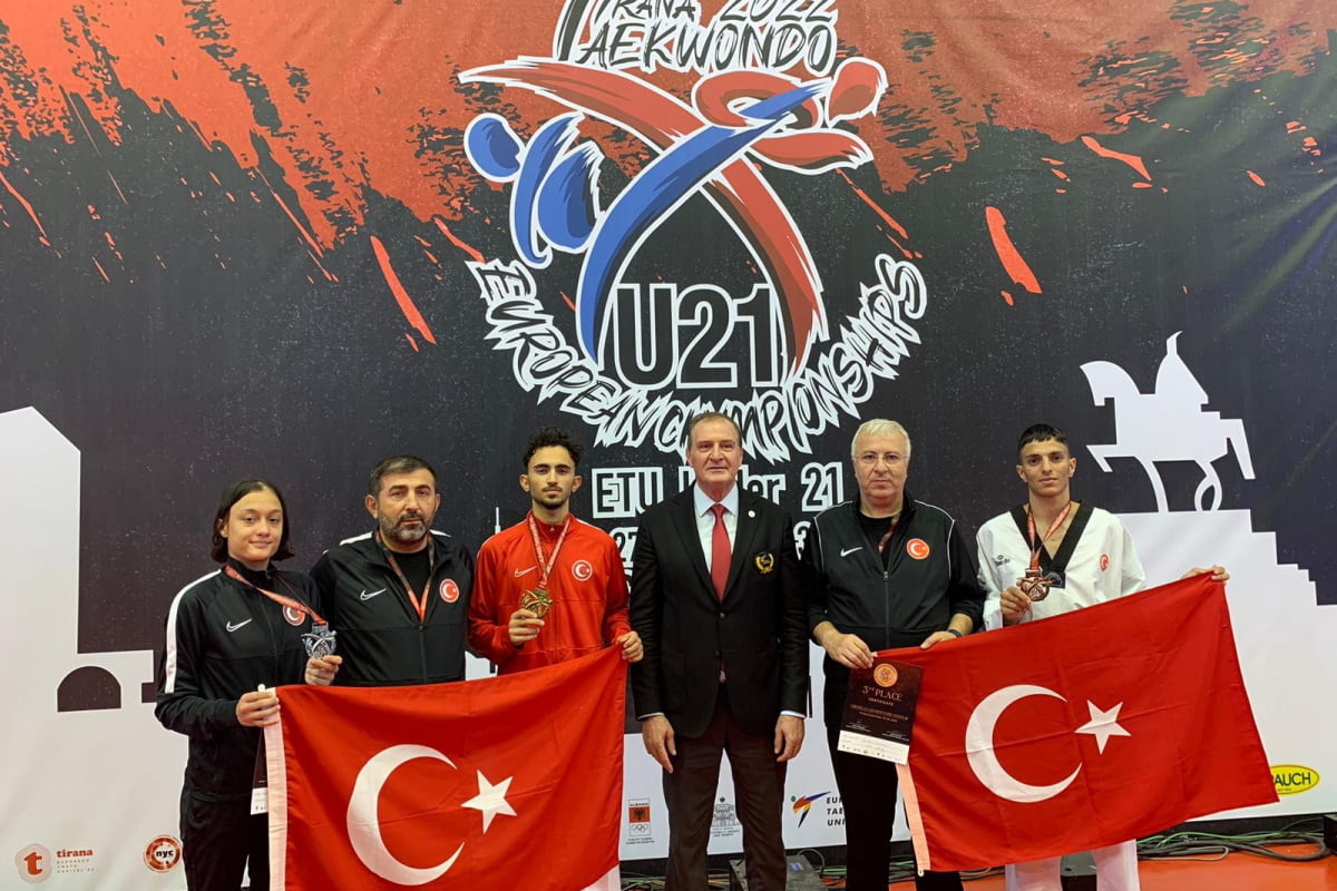 Avrupa Ümitler Taekwondo Şampiyonası ilk gününde 3 madalya
