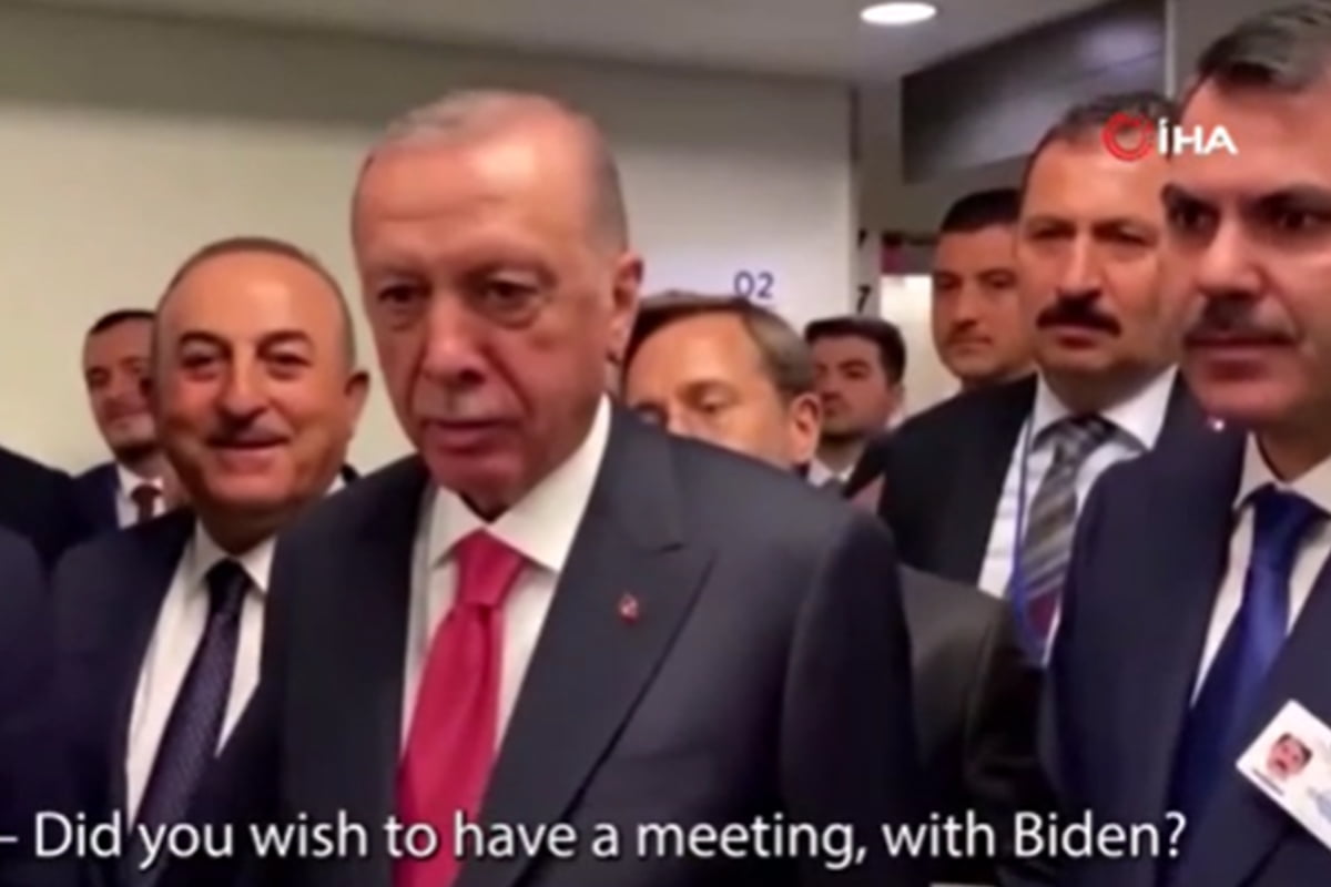Erdoğan ’dan gazeteciye: 'O Biden, ben Erdoğan ’ım'