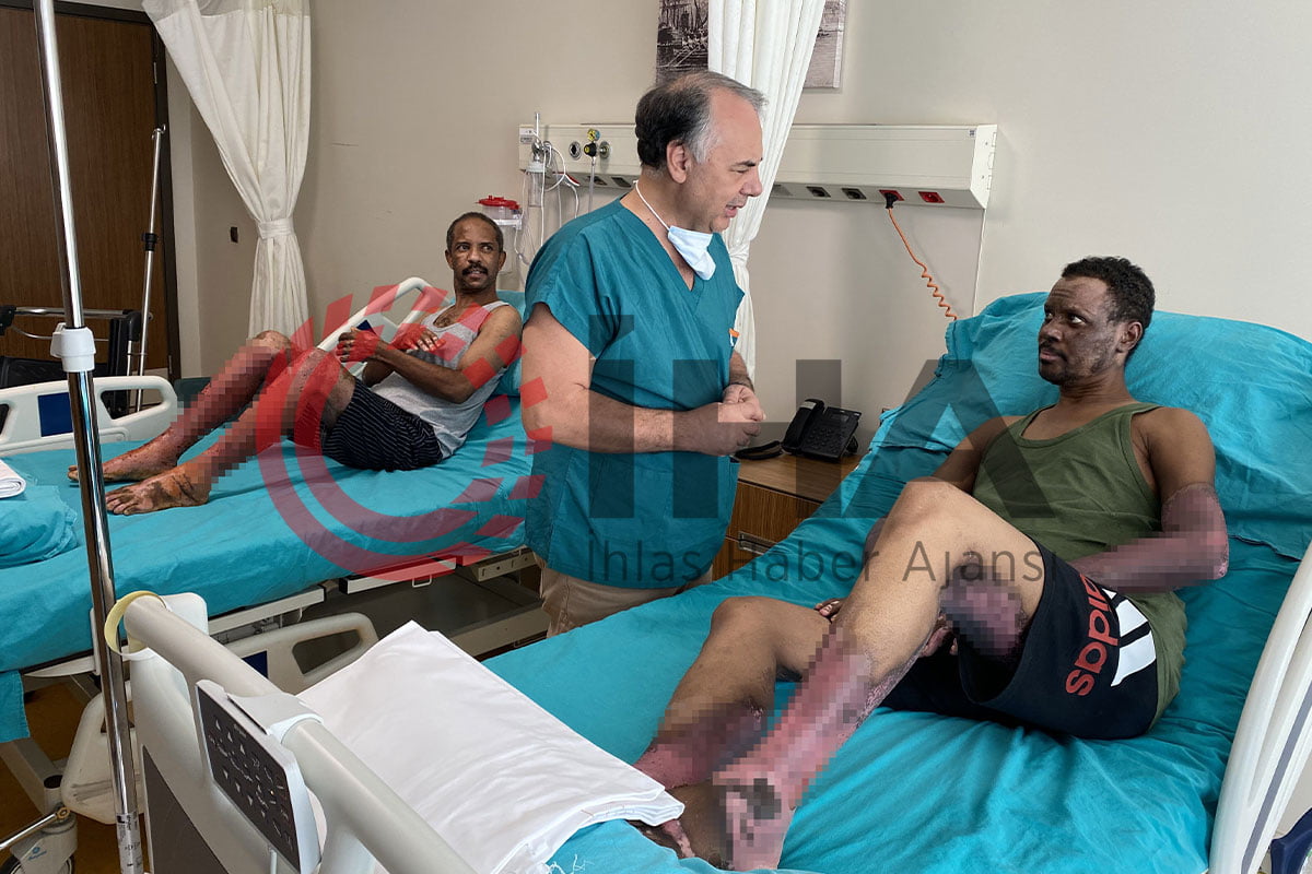 Libya ’dan Türkiye ’ye getirilen hastalar dehşet anlarını anlattı: 'Akrabalarım gözümün önünde yandı'