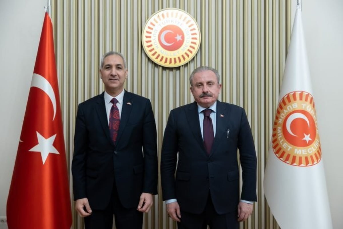 TBMM Başkanı Şentop, Libya ’nın Ankara Büyükelçisi Mustafa Elgelaib ’i kabul etti
