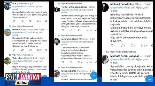 Uğur Kalkan’a sosyal medya hesaplarından yoğun ilgi