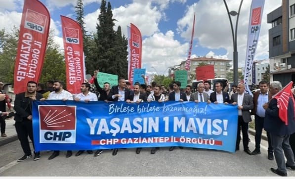 CHP Gaziantep’te 1 Mayıs coşkusu