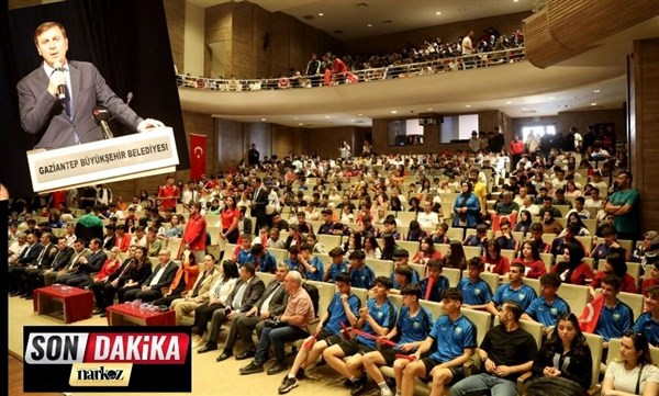 Gaziantep'te 19 branşta 742 genç sporcuya ödül