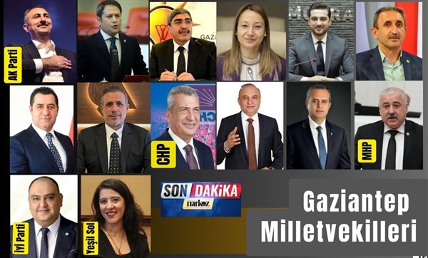 Gaziantep Milletvekilleri belli oldu