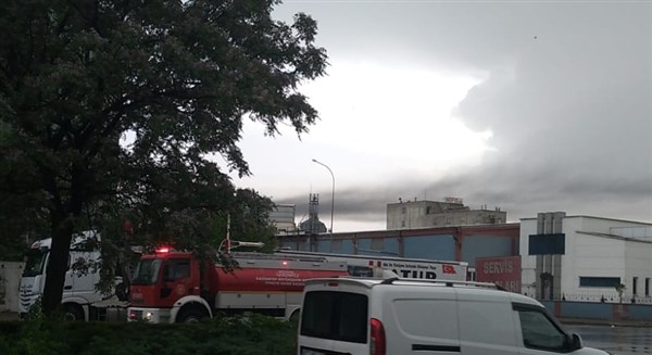 Gaziantep OSB'de bir fabrikada yangın çıktı  