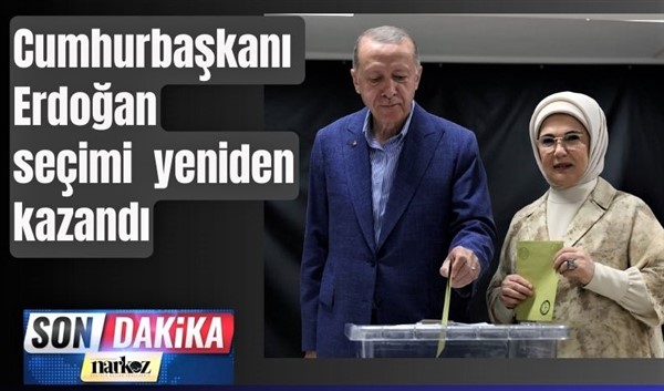 Cumhurbaşkanı Erdoğan fark atarak yeniden seçildi