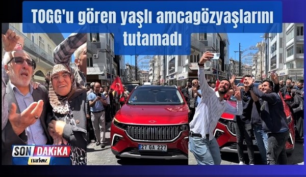 TOGG'u gören vatandaşlar gözyaşlarını tutamadı