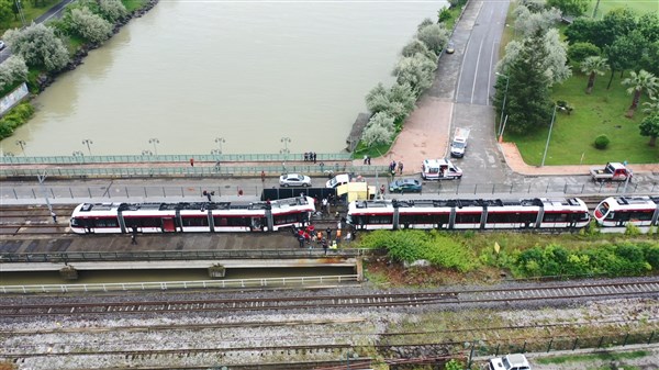 Samsun'da Tramvay Kazası: "26 yaralı"