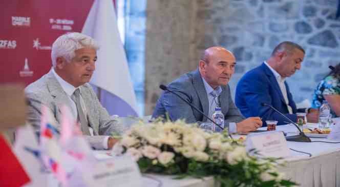Başkan Soyer: “Marble İzmir fuarını ileri taşımak zorundayız”
