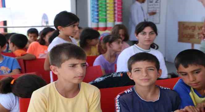 Deprem bölgesi 11 ilde 2 haftada 5 bin çocuğa göz taraması yapıldı
