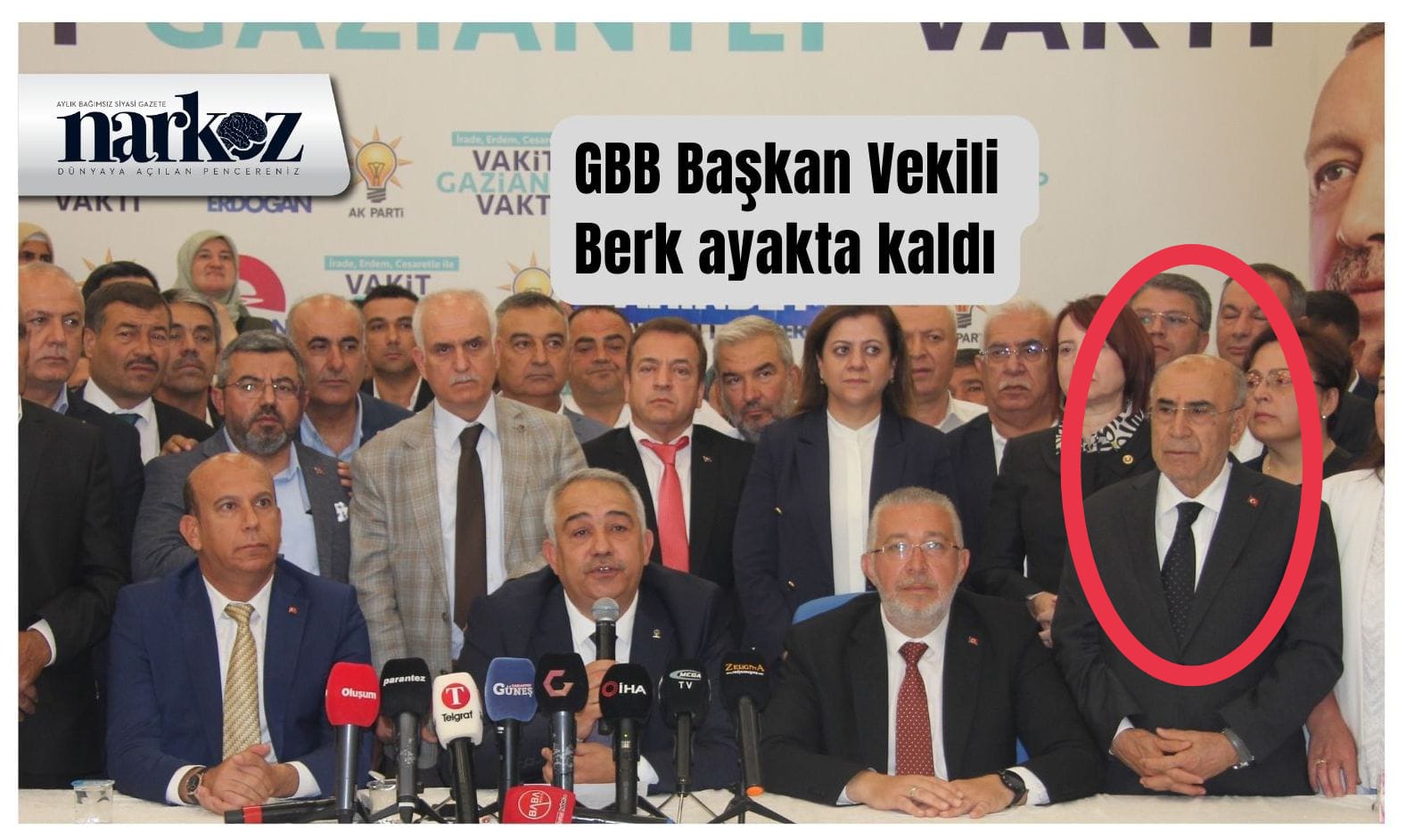 GBB Başkan vekili Dr. Mehmet Berk ayakta kaldı