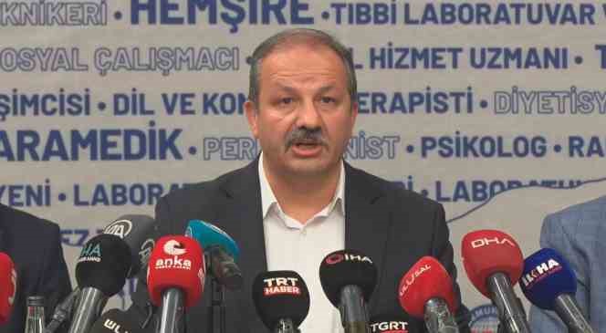 Sağlık-Sen Genel Başkanı Doğan: “Sağlık çalışanları için sabit ek ödemelerde artış yapılmasını talep ediyoruz” Sağlık-Sen Genel Başkanı Doğan: “Sağlık çalışanları için sabit ek ödemelerde artış yapılmasını talep ediyoruz”