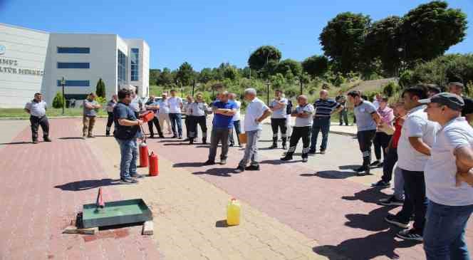 TOGÜ ’de Yangın Söndürme Tatbikatı Yapıldı