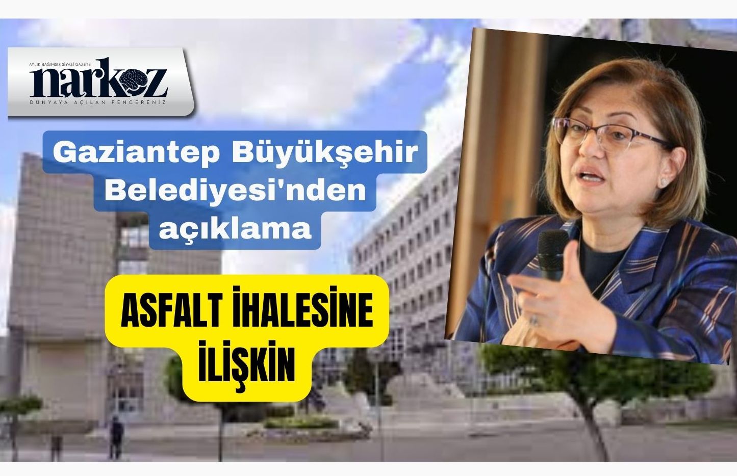 Gaziantep Büyükşehir Belediyesi'nden, asfalt yapım ihalesine ilişkin açıklama geldi