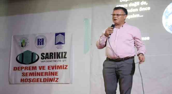 Alaşehir ’de  ’Deprem ve Evimiz ’ konulu seminer düzenlendi
