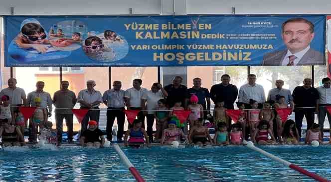 Bigadiç ’te yüzme bilmeyen çocuk kalmayacak Bigadiç ’te yüzme bilmeyen çocuk kalmayacak